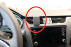 Brodit ProClip 855485 voor Skoda Octavia III 2018-2021 - productfoto zwarte ABS montagebasis