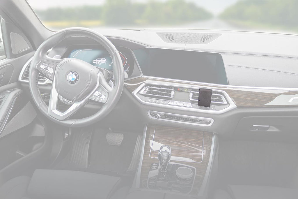 Brodit ProClip 855487 voor BMW X7 2019-2023, BMW X6 2020-2023 en BMW X5 2019-2023 - productfoto zwarte ABS montagebasis