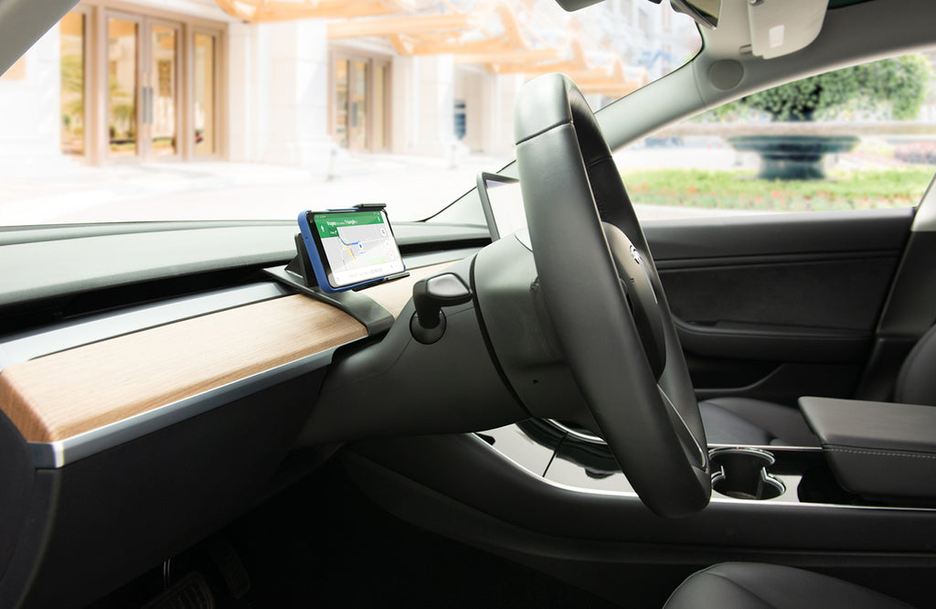 Brodit ProClip 855497 voor Tesla Model Y 2020-2025 en Tesla Model 3 2018-2024 - productfoto zwarte ABS montagebasis