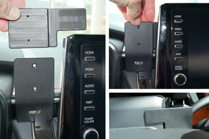 Brodit ProClip 855507 voor Suzuki Swace 2021-2024 en Toyota Corolla 2019-2022 - ProClip geplaatst in het voertuig