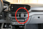 Brodit ProClip 855509 voor Volkswagen T-Cross 2019-2025 - productfoto zwarte ABS montagebasis