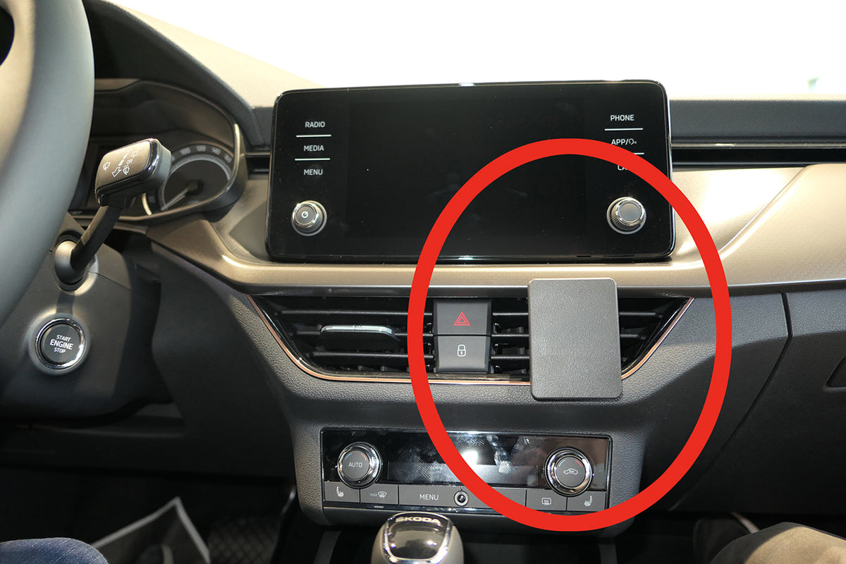 Brodit ProClip 855519 voor Skoda Scala 2019-2026 - productfoto zwarte ABS montagebasis