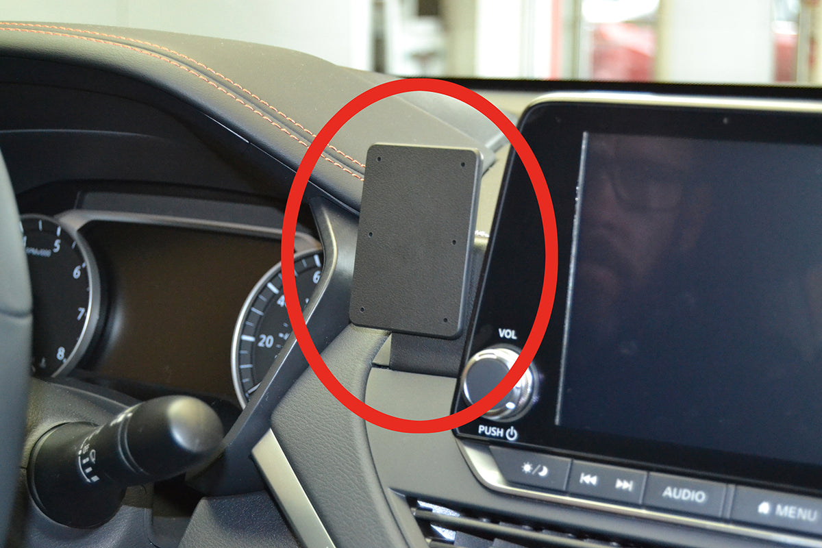 Brodit ProClip 855536 voor Nissan Altima 2019-2023 - productfoto zwarte ABS montagebasis