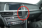 Brodit ProClip 855556 voor Kia Optima 2016-2020 - productfoto zwarte ABS montagebasis