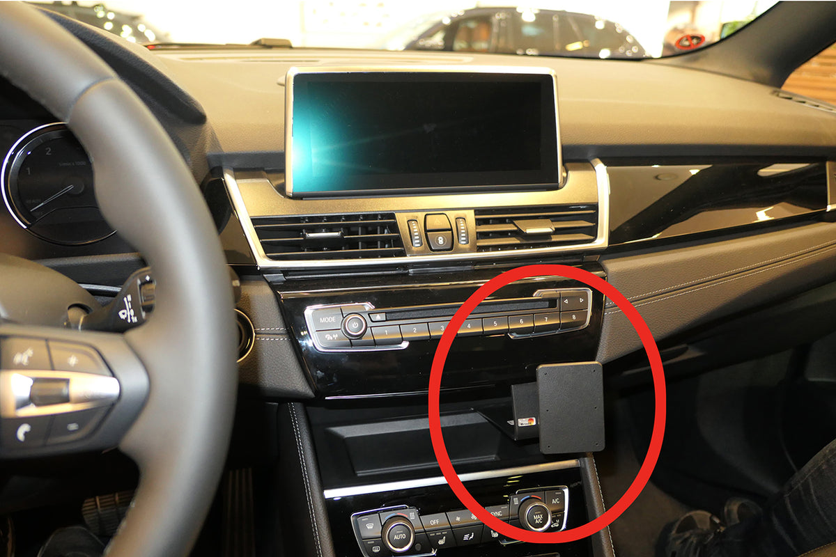 Brodit ProClip 855557 voor BMW 2-series Active Tourer, F45 2014-2021 - productfoto zwarte ABS montagebasis