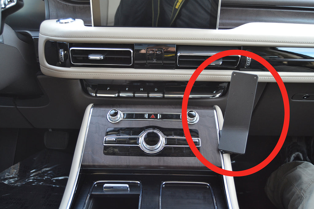 Brodit ProClip 855559 voor Lincoln Aviator 2020-2025 - productfoto zwarte ABS montagebasis