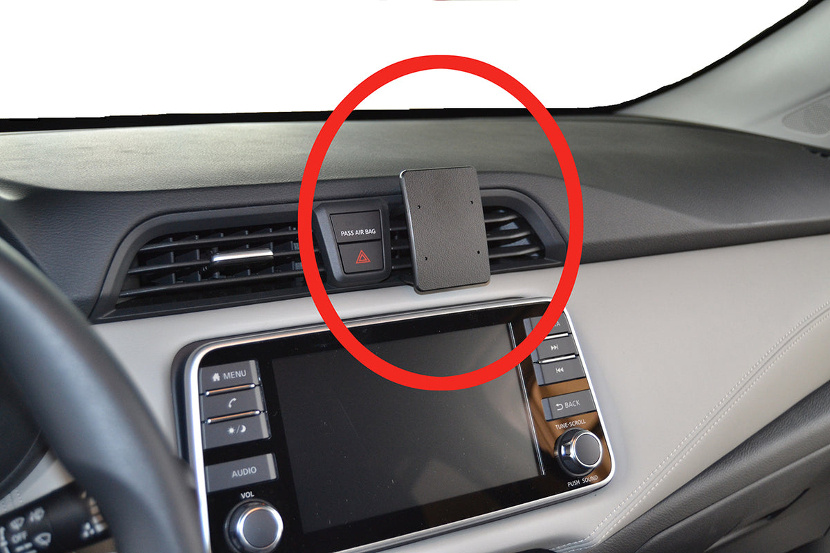 Brodit ProClip 855574 voor Nissan Versa Sedan 2020-2026 - productfoto zwarte ABS montagebasis