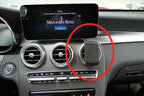 Brodit ProClip 855606 voor Mercedes Benz GLC-Class 2020-2022 - productfoto zwarte ABS montagebasis