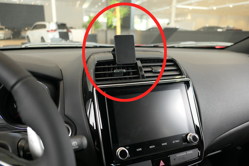 Brodit ProClip 855610 voor Mitsubishi ASX 2020-2022 - productfoto zwarte ABS montagebasis