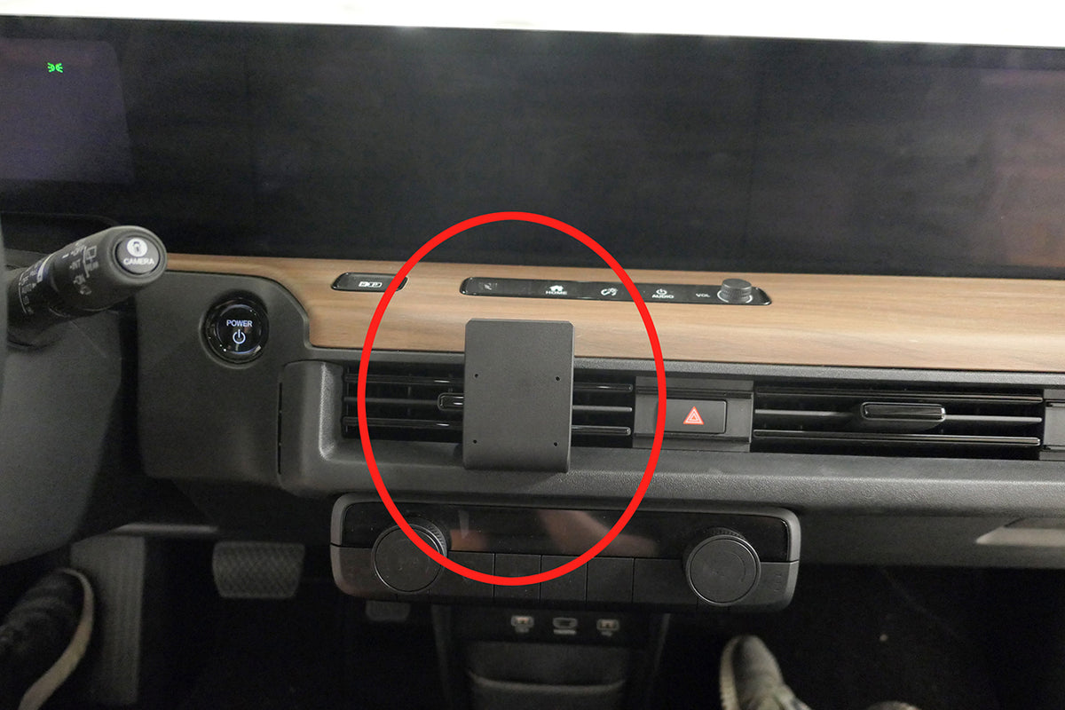 Brodit ProClip 855632 voor Honda e 2020-2024 - productfoto zwarte ABS montagebasis