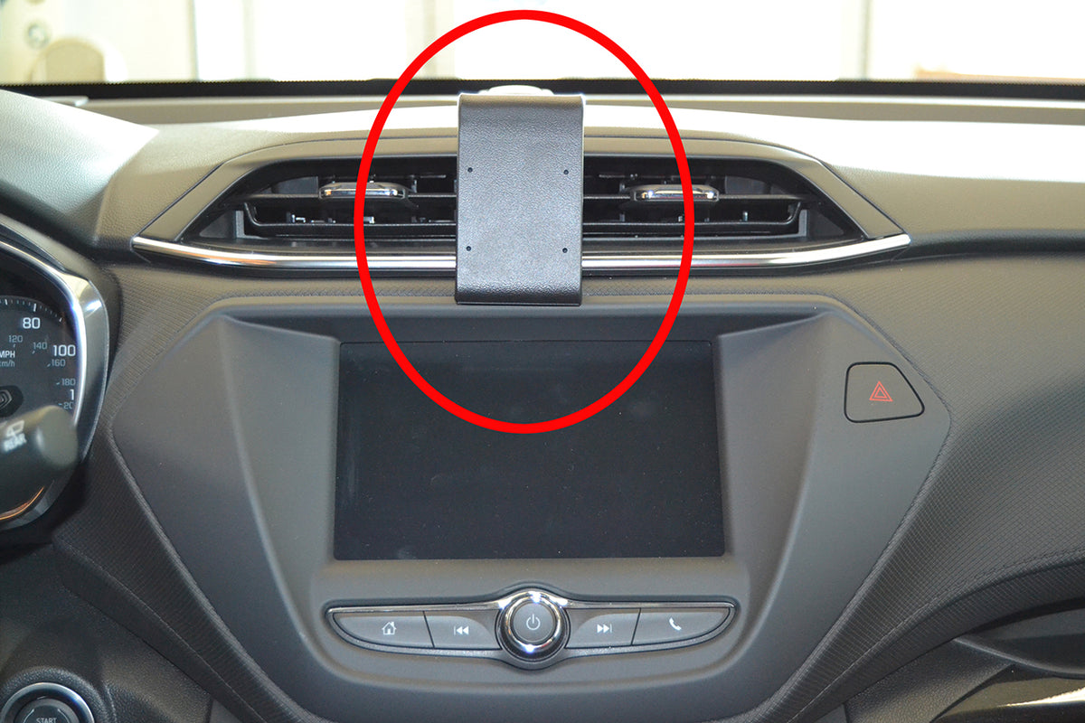 Brodit ProClip 855633 voor Chevrolet Trail Blazer 2020-2023 - productfoto zwarte ABS montagebasis