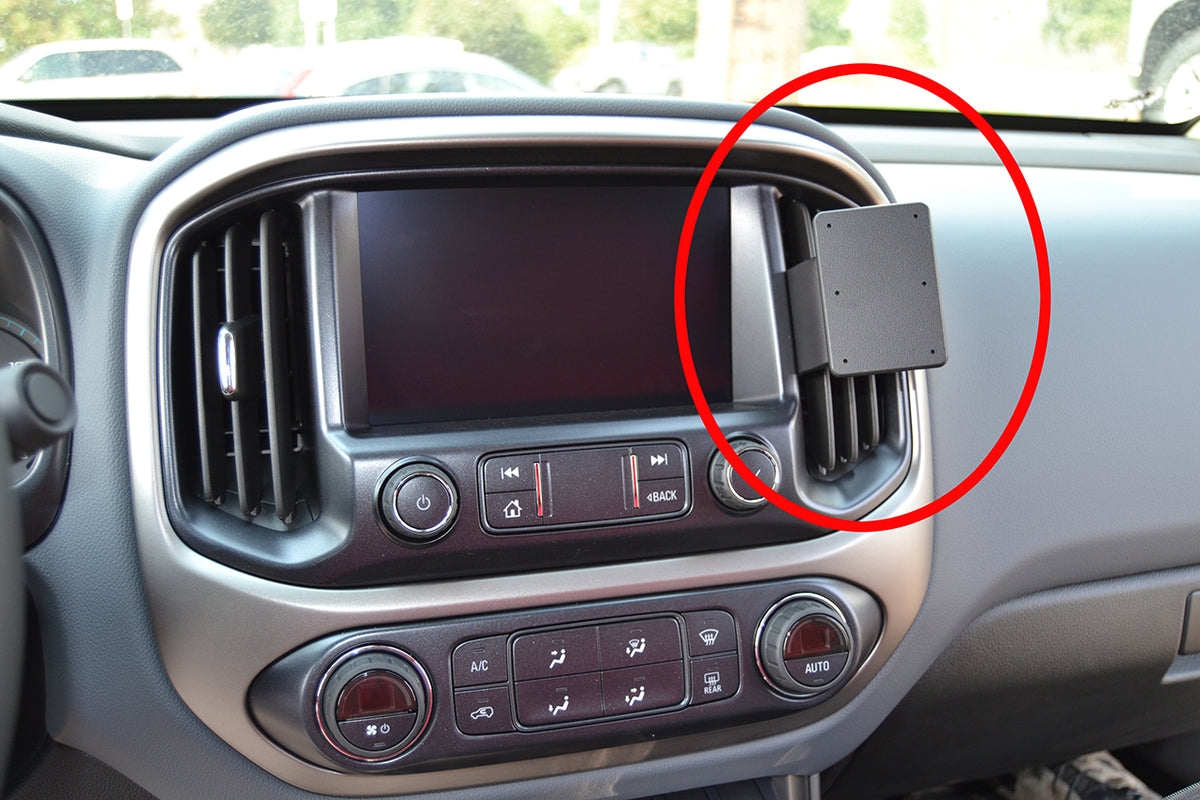 Brodit ProClip 855634 voor Chevrolet Colorado 2015-2022 - productfoto zwarte ABS montagebasis