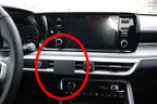 Brodit ProClip 855647 voor Kia K5 2021-2024 - productfoto zwarte ABS montagebasis