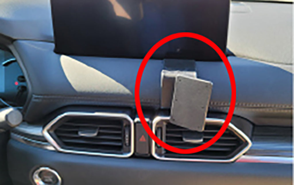 Brodit ProClip 855661 voor Mazda CX-5 2021-2026 - productfoto zwarte ABS montagebasis