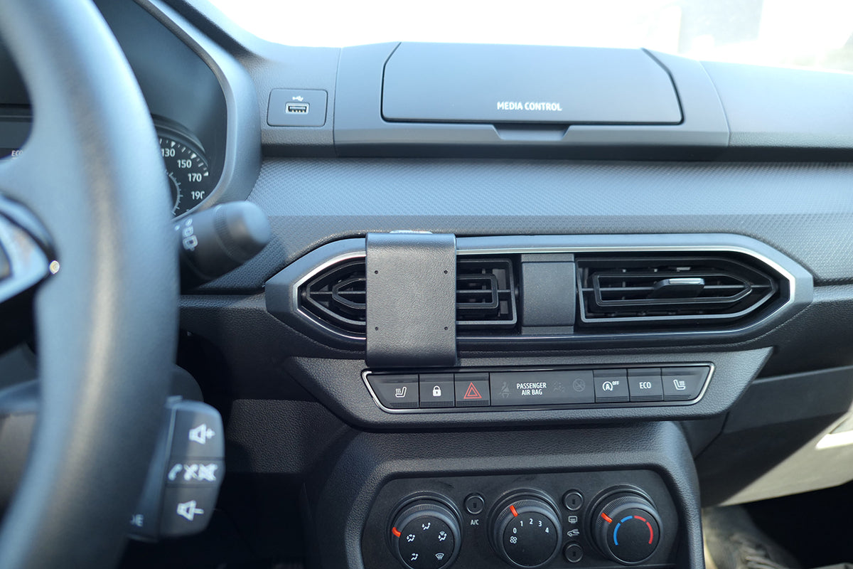 Brodit ProClip 855668 voor Dacia Sandero 2021-2025 en Dacia Jogger 2022-2025 - productfoto zwarte ABS montagebasis