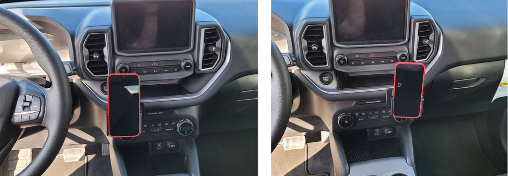 Brodit ProClip 855672 voor Ford Bronco Sport 2020-2024 - productfoto zwarte ABS montagebasis