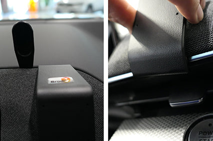 Brodit ProClip 855689 voor Ford Mustang Mach-E 2020-2026 - montagepositie op dashboard