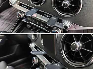 Brodit ProClip 855693 voor Kia Stinger 2018-2023 - montagepositie op dashboard