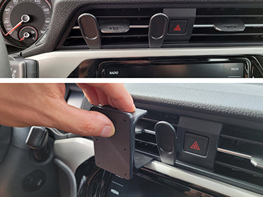 Brodit ProClip 855712 voor Volkswagen Passat 2020-2023 - montagepositie op dashboard