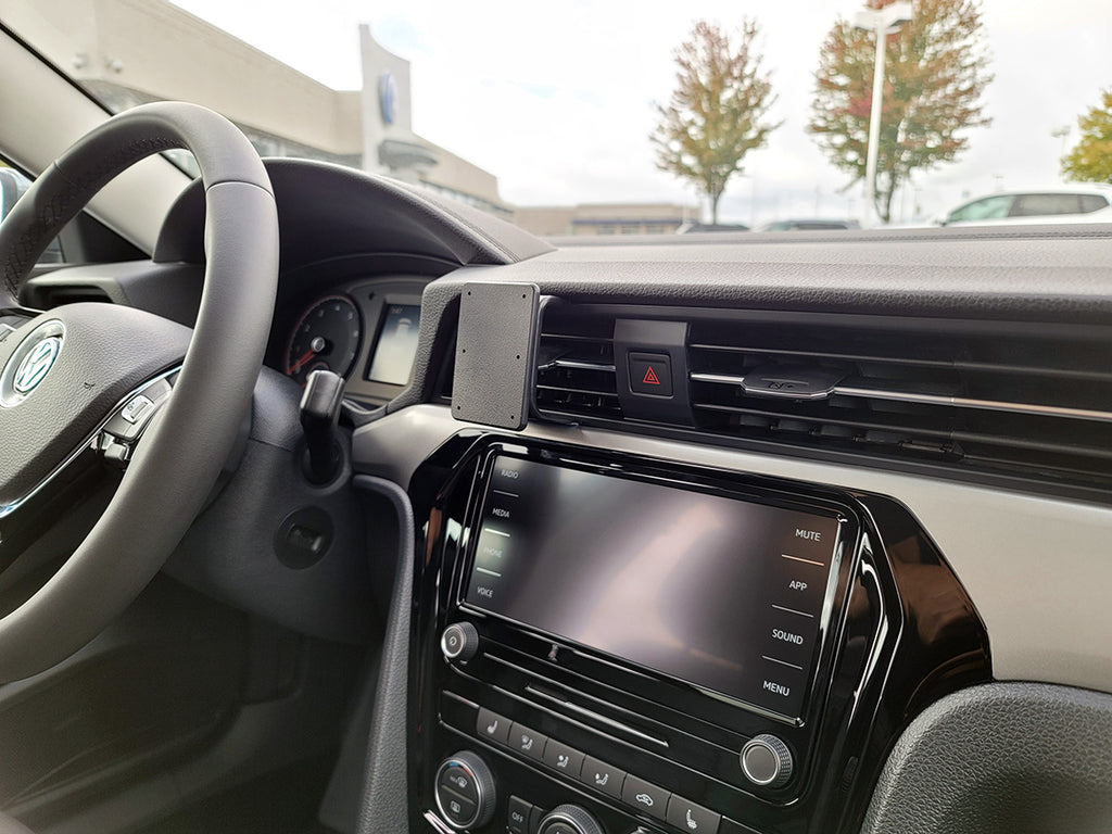 Brodit ProClip 855712 voor Volkswagen Passat 2020-2023 - productfoto zwarte ABS montagebasis