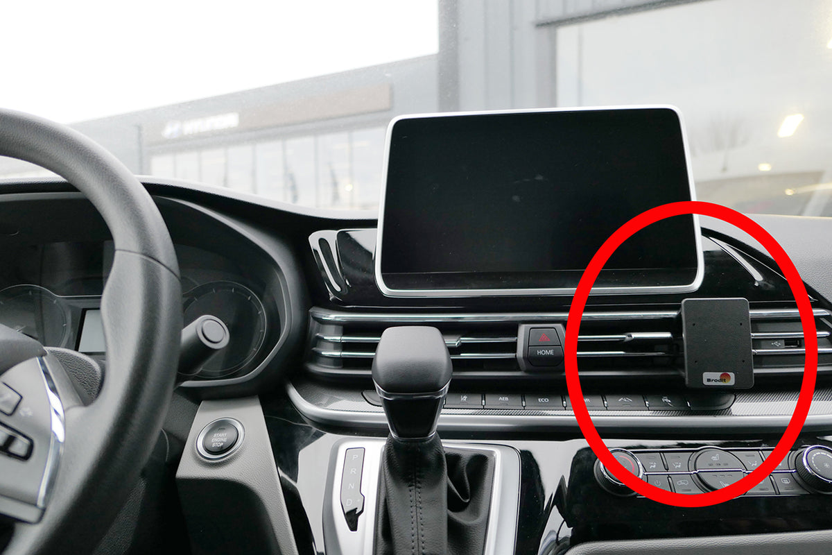 Brodit ProClip 855723 voor Maxus e-Deliver 9 2021-2026 - productfoto zwarte ABS montagebasis