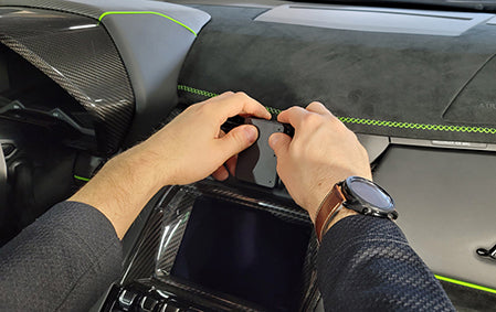 Brodit ProClip 855744 voor Lamborghini Aventador 2011-2024 - ProClip geplaatst in het voertuig