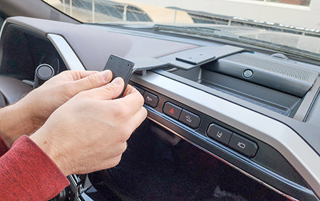 Brodit ProClip 855750 voor Ford Super Duty 2022-2022 - detail van dashboardmontage