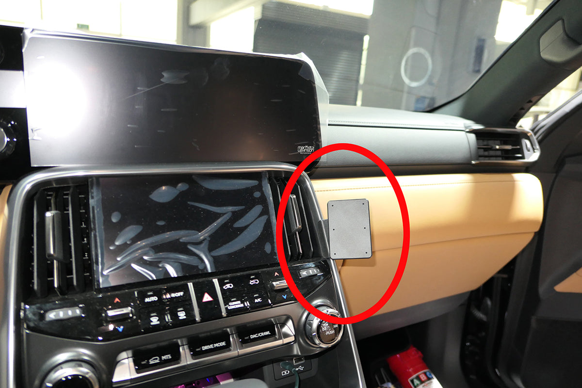 Brodit ProClip 855756 voor Lexus LX Series 2022-2026 - productfoto zwarte ABS montagebasis