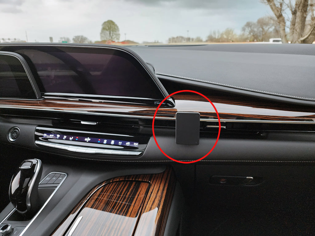 Brodit ProClip 855793 voor Cadillac Escalade 2021-2024 - productfoto zwarte ABS montagebasis