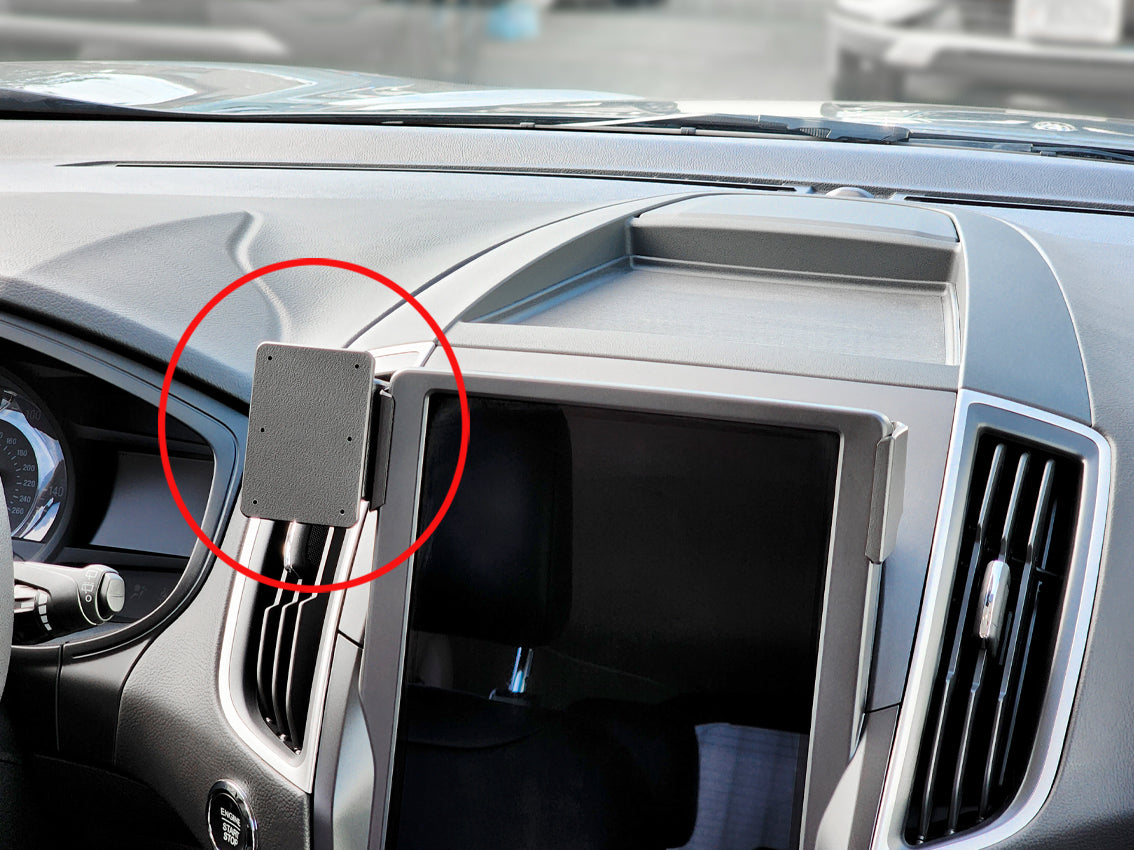 Brodit ProClip 855799 voor Ford Edge 2022-2024 - productfoto zwarte ABS montagebasis