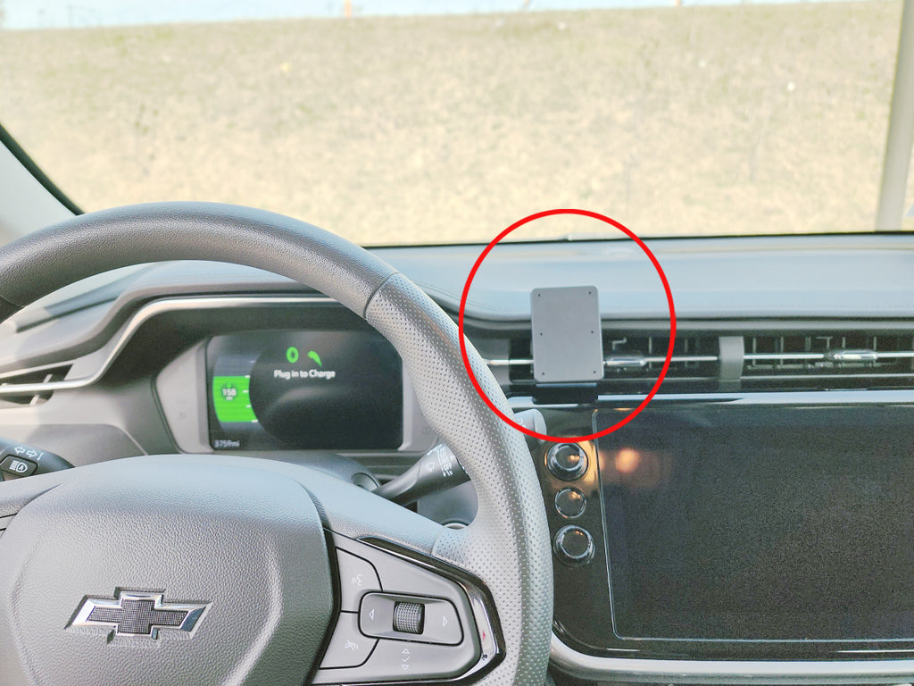 Brodit ProClip 855802 voor Chevrolet Bolt 2022-2024 - productfoto zwarte ABS montagebasis