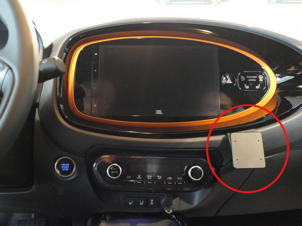 Brodit ProClip 855817 voor Toyota AYGO X 2023-2026 - productfoto zwarte ABS montagebasis