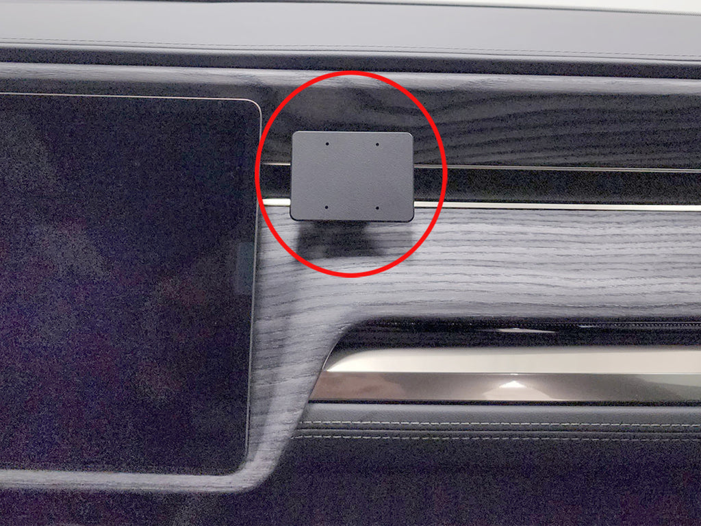 Brodit ProClip 855822 voor Rivian R1T 2022-2026 - productfoto zwarte ABS montagebasis