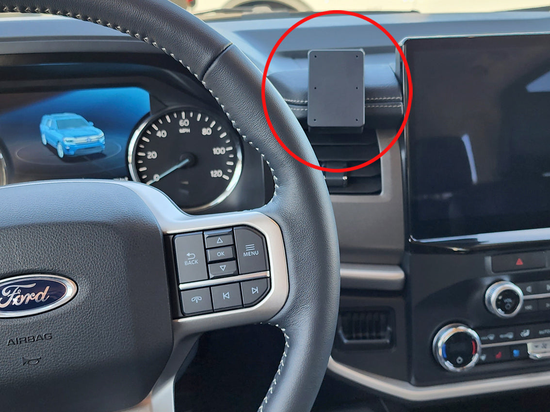 Brodit ProClip 855823 voor Ford F-Series 150 Lightning 2022-2026 - productfoto zwarte ABS montagebasis