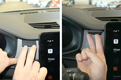 Brodit ProClip 855826 voor Polestar 2 2020-2026 - montagepositie op dashboard