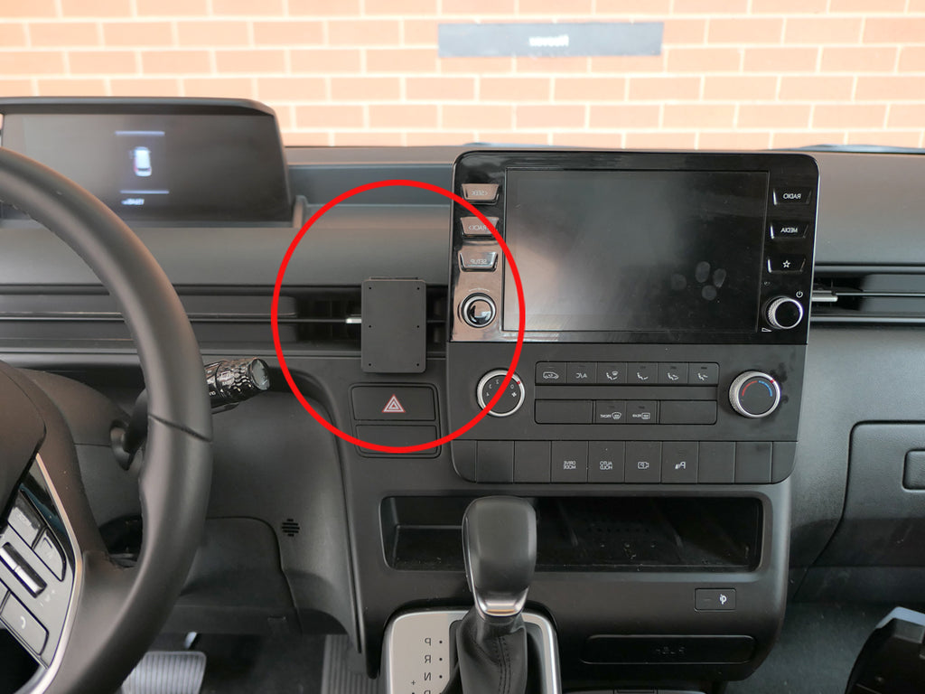 Brodit ProClip 855828 voor Hyundai Staria 2022-2026 - productfoto zwarte ABS montagebasis
