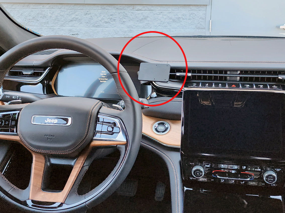 Brodit ProClip 855866 voor Jeep Grand Cherokee 2022-2026 - productfoto zwarte ABS montagebasis