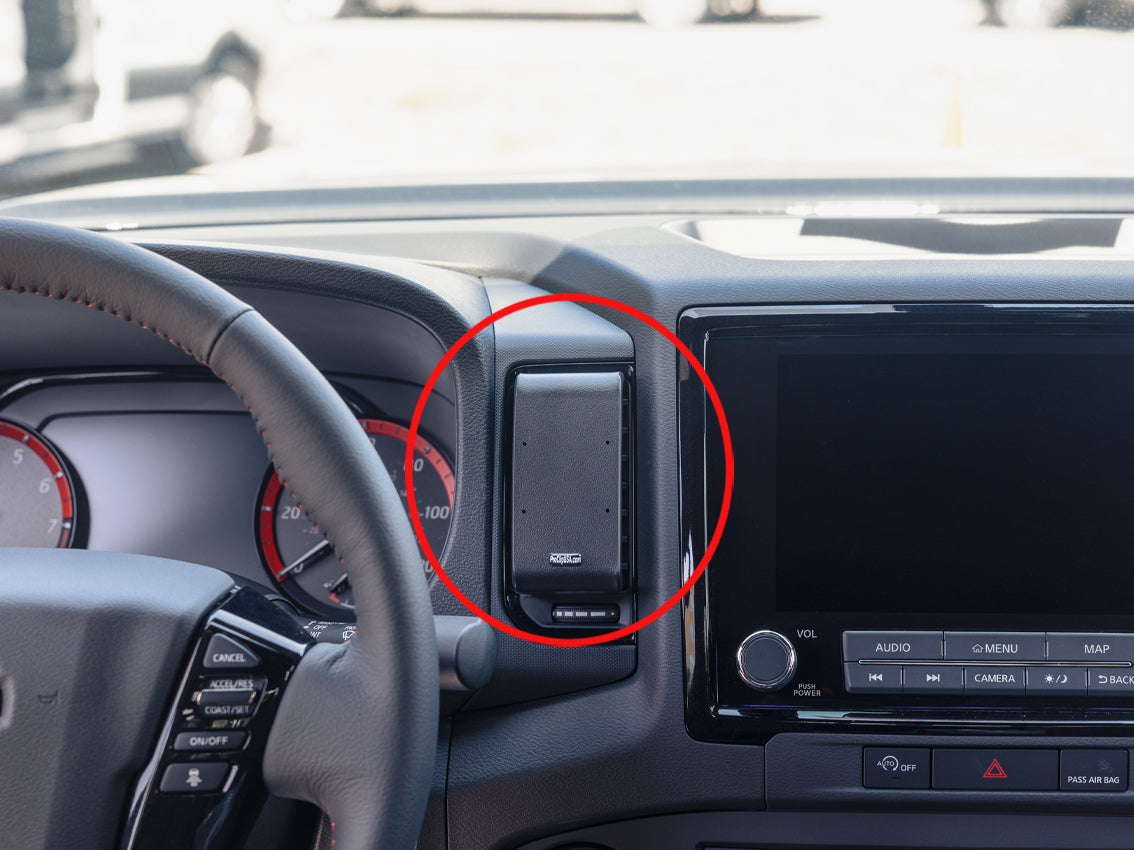 Brodit ProClip 855869 voor Nissan Frontier 2022-2024 - productfoto zwarte ABS montagebasis