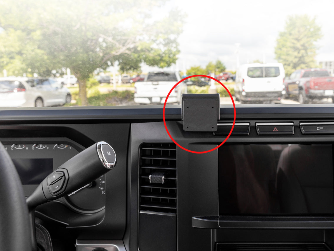 Brodit ProClip 855878 voor Ford Super Duty 2023-2026 - productfoto zwarte ABS montagebasis