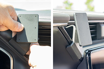 Brodit ProClip 855882 voor GMC Sierra Denali 2022-2024 - detail van dashboardmontage