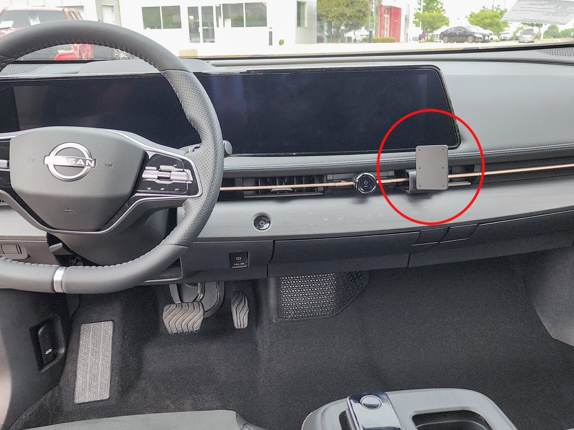 Brodit ProClip 855892 voor Nissan Ariya 2023-2026 - productfoto zwarte ABS montagebasis