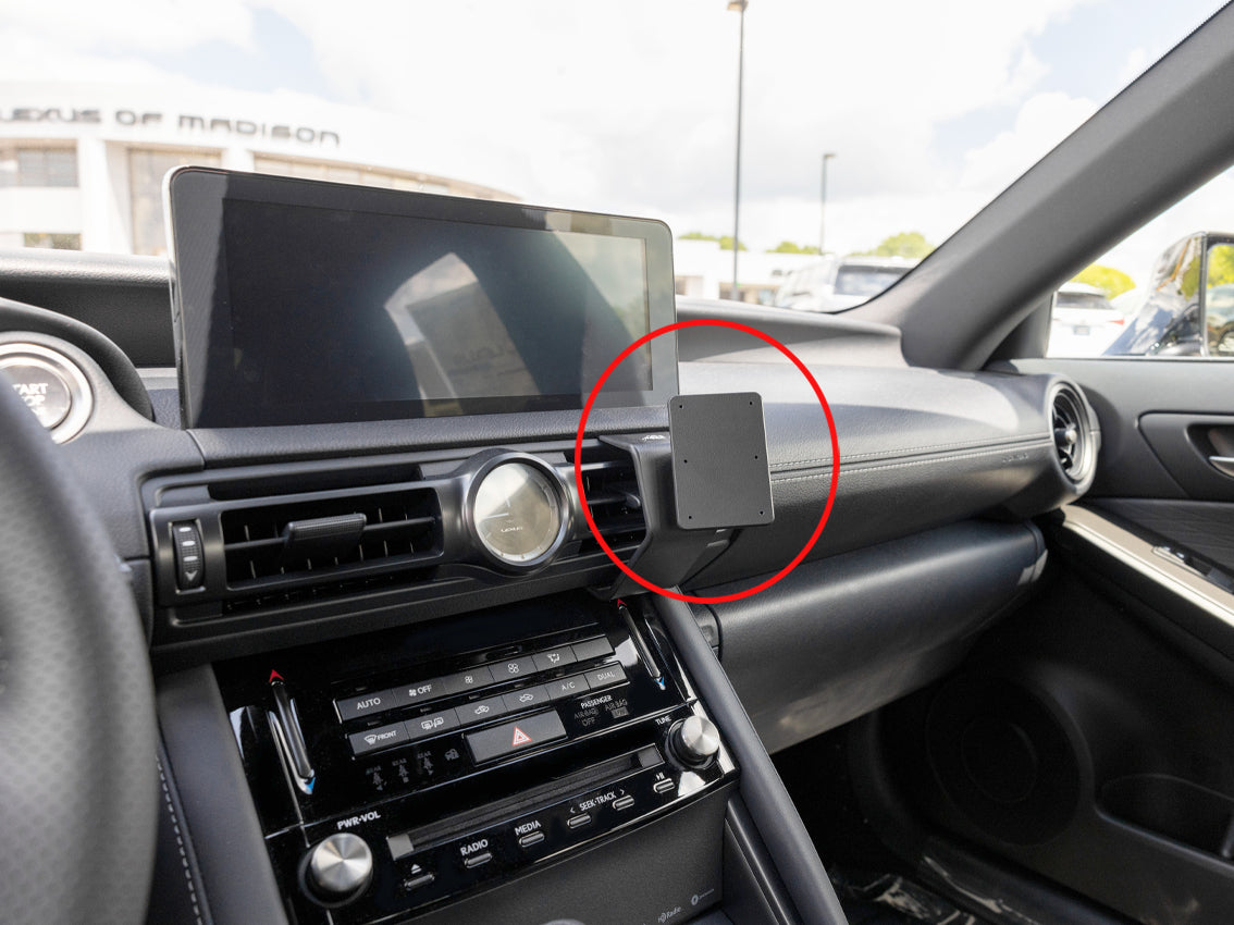 Brodit ProClip 855895 voor Lexus IS Series 2021-2025 - productfoto zwarte ABS montagebasis