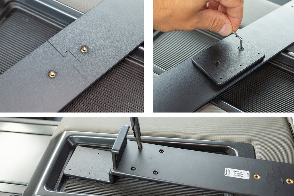 Brodit ProClip 855906 voor GMC Hummer EV 2023-2026 - montagepositie op dashboard