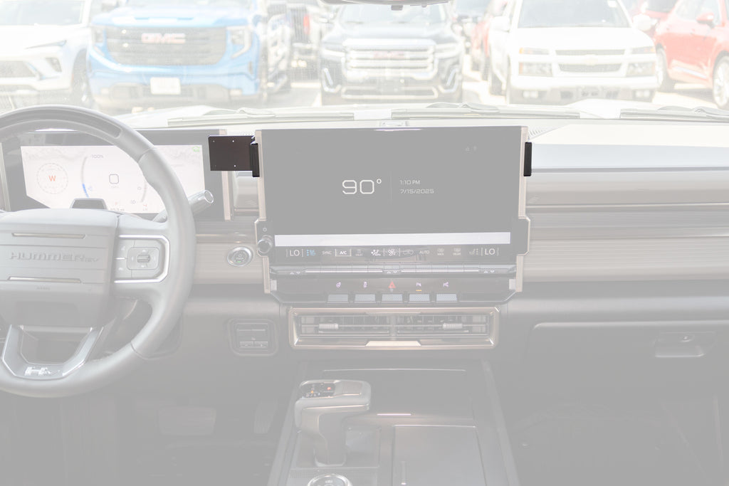 Brodit ProClip 855906 voor GMC Hummer EV 2023-2026 - productfoto zwarte ABS montagebasis