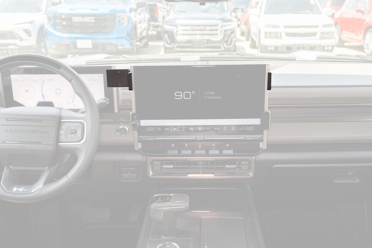 Brodit ProClip 855906 voor GMC Hummer EV 2023-2026 - productfoto zwarte ABS montagebasis