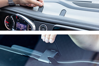 Brodit ProClip 855913 voor Chevrolet Blazer 2019-2023 - montagepositie op dashboard