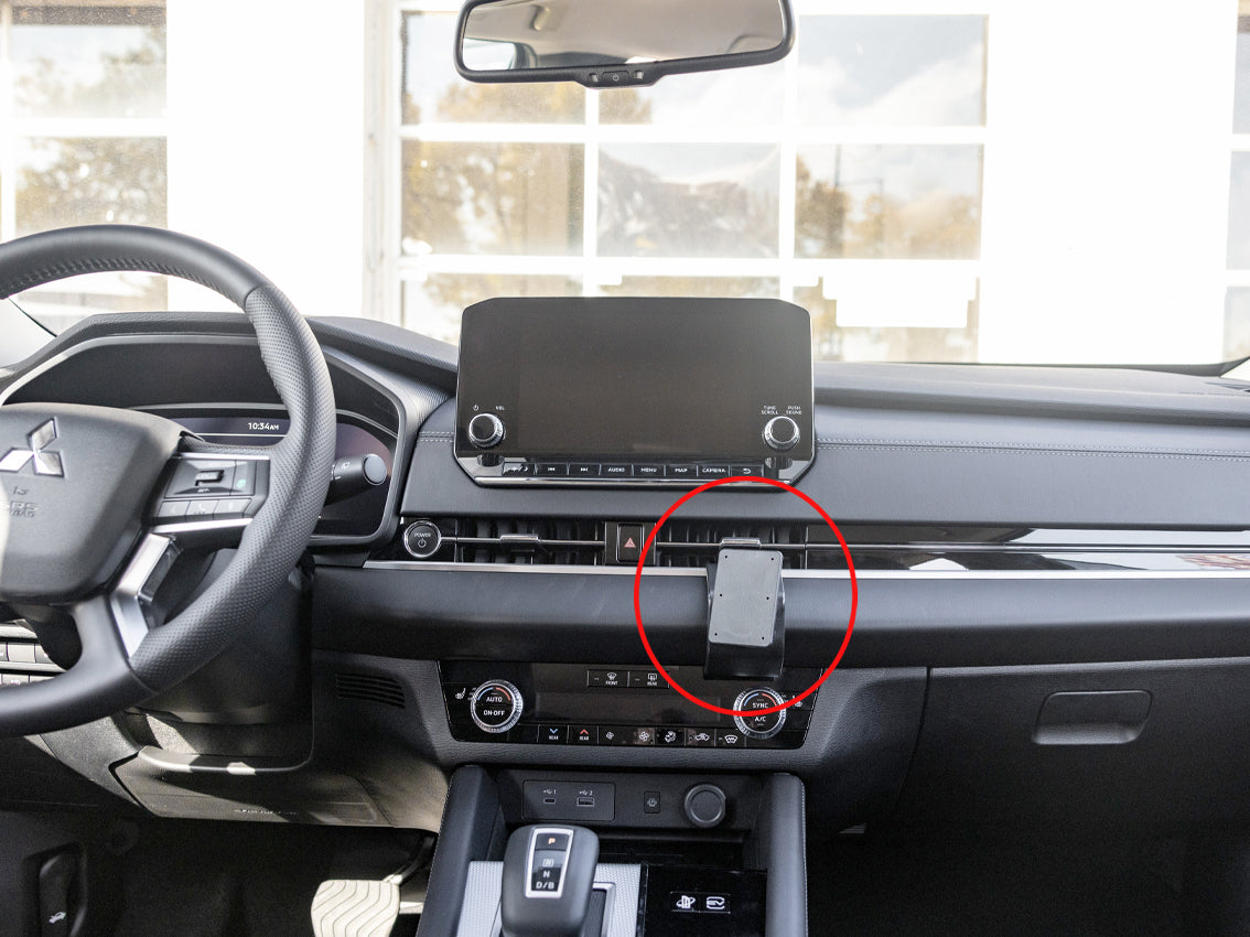 Brodit ProClip 855955 voor Mitsubishi Outlander 2022-2026 - productfoto zwarte ABS montagebasis