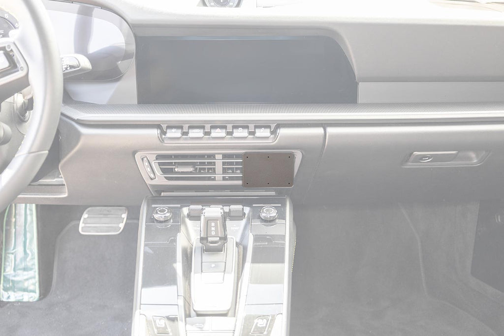 Brodit ProClip 855995 voor Porsche 911 (Type 992) 2020-2026 - productfoto zwarte ABS montagebasis