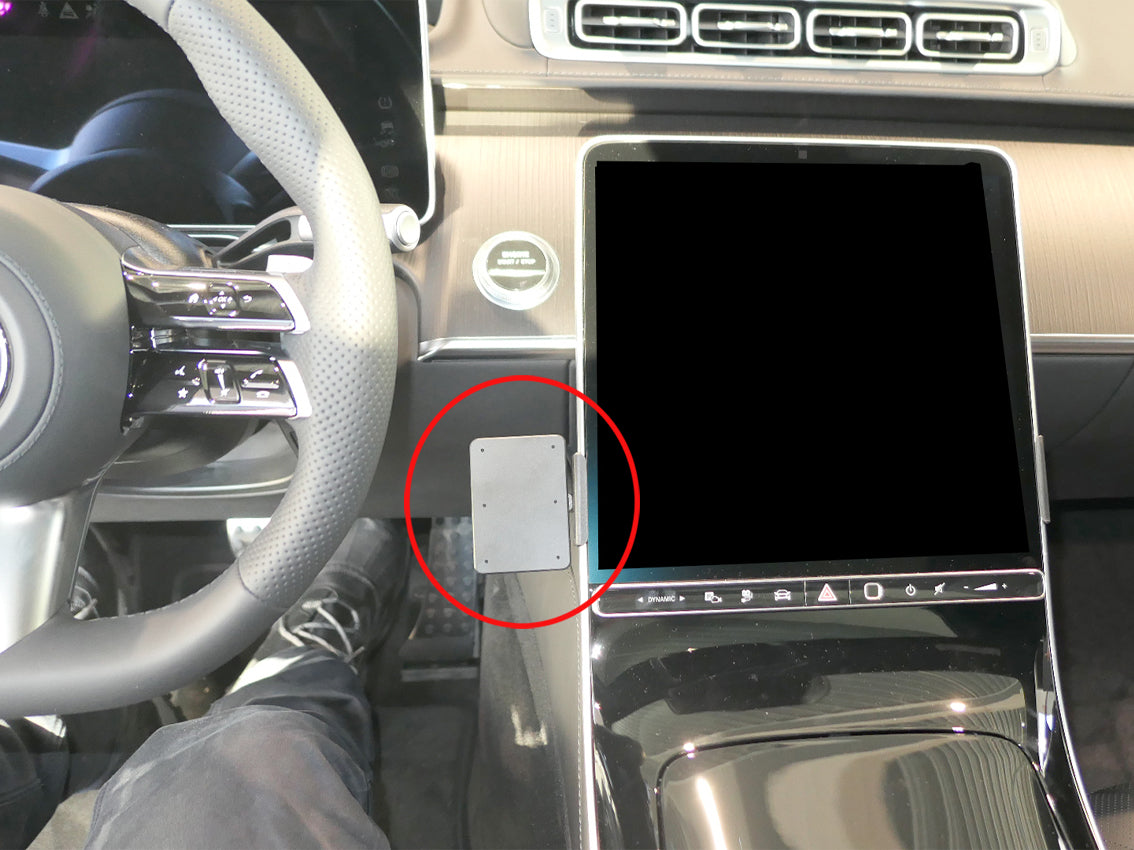 Brodit ProClip 855996 voor Mercedes Benz S-Class 2021-2026 - productfoto zwarte ABS montagebasis