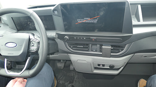 Brodit ProClip 856021 voor Ford Transit Custom 2024-2026, Ford Tourneo Custom 2024-2026 e.a. - installatiepositie